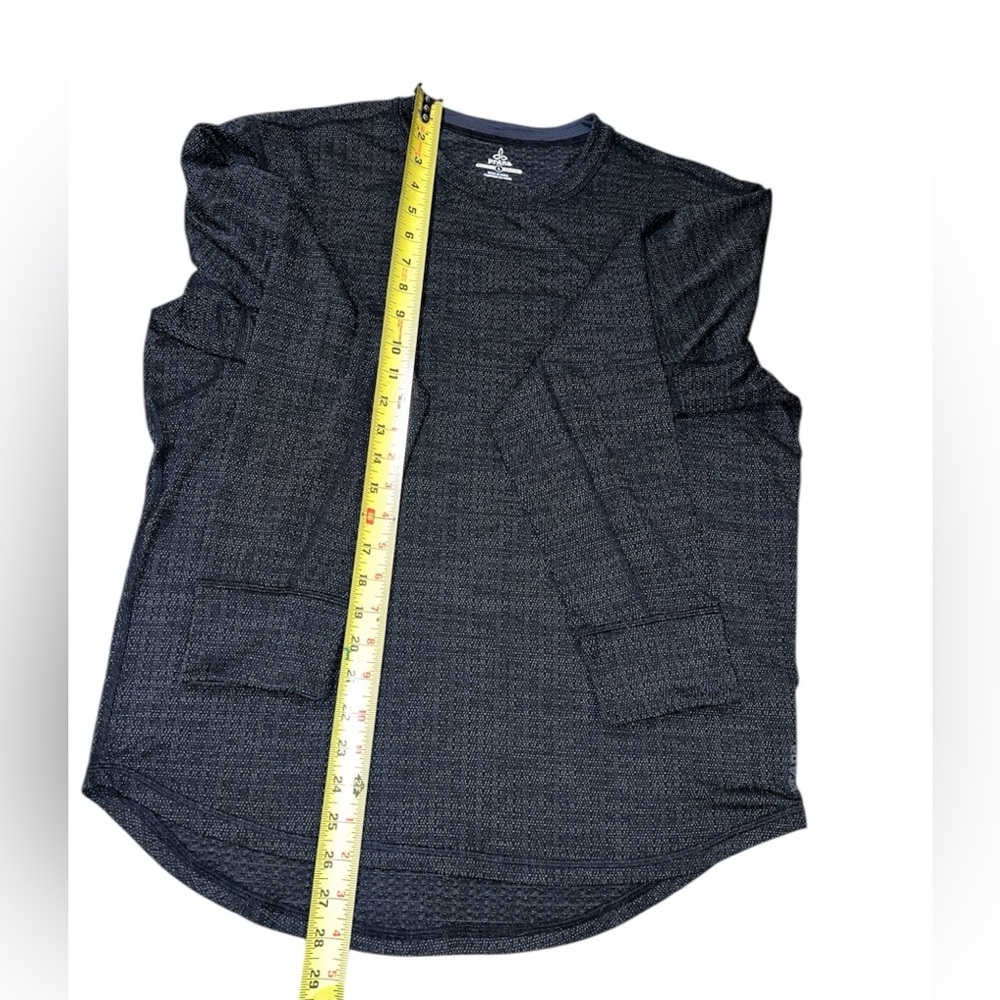 Prana Men's Dark Gray Long Sleeve Shirt - Picture 5 of 8